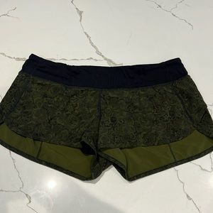 Lululemon speed short, size 10